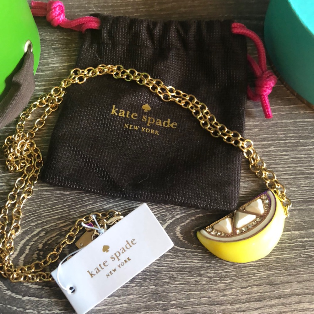BNWT Kate Spade Lemon Necklace